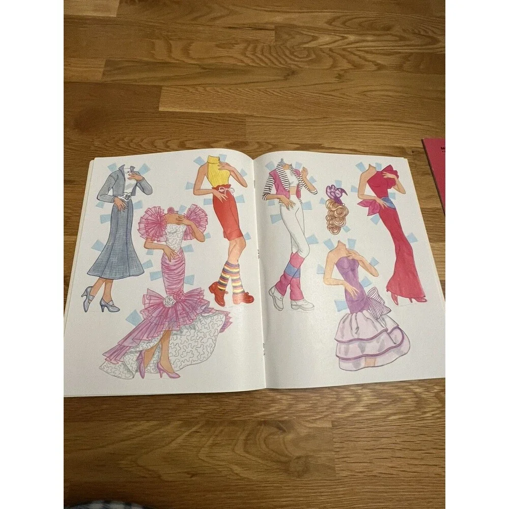 Vintage Barbie Paper Doll Lot of 5 Golden Book Lot - Picture 12 of 14